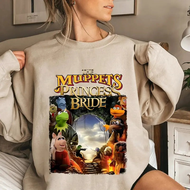 Muppet Princess Bride Muppet Movies Shirt Kermit Miss Piggy Princess Bride Shirt Lovers T-Shirts, Hoodie, Sweatshirt
