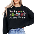 The Nightmare Before Christmas Friends T-shirt Sweatshirt Hoodie, Nightmare Before Christmas Squad Shirt, Halloween Tee,...
