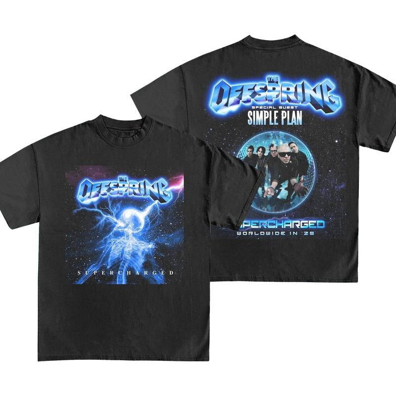 The Offsprings band T-shirt Super Charged Worldwire in 2025 Sweatshirt The Offsprings Tour 2025 Hoodie The Offsprings...