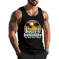 The Only BS I Need Is Beers and Sunshine Retro Beach Gift Funny Unisex Tank Top, Cotton, Size S-3XL T-Shirts, Hoodie,...
