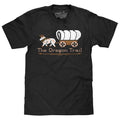 The Oregon Trail Shirt Video Game Logo T-Shirt - Black Hoodie, Sweatshirt | GrindPrints.com