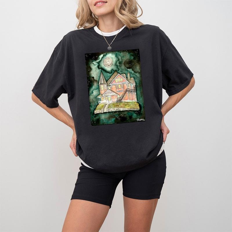 The Pink Palace Tee, Coraline Fan Art Classic T-Shirt, Movie Coraline Sweatshirt, Halloween Coraline Sweatshirt, Horror...