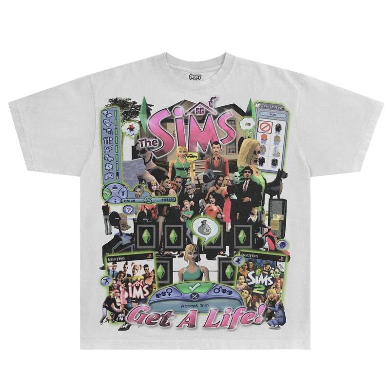 The Sims Classic Tee | Vintage Tee Graphic T-Shirt Sweatshirt Hoodie | Sport Tee - Gift For Fan | GrindPrints.com
