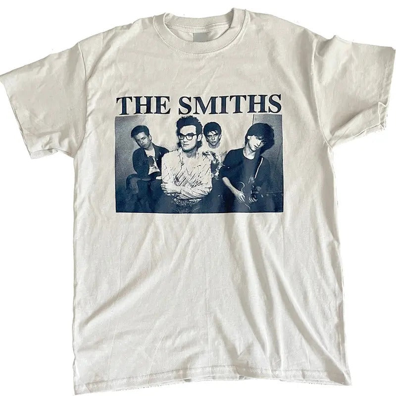 Smiths Promo Shirt Vintage 80s Music Band Shirt Menswear Top T-Shirts, Hoodie, Sweatshirt