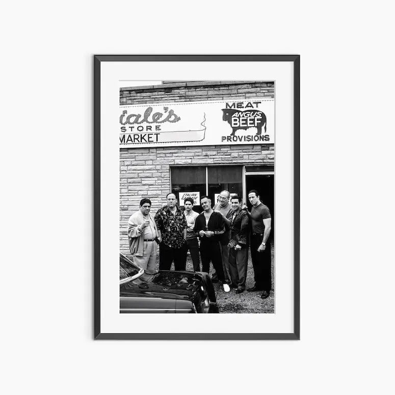 The Sopranos, Photography Prints, The Sopranos Poster, Sopranos Wall Art, Black and White Wall Art, Museum Quality...
