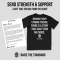 The Strength & Support Bundle T-Shirt & Custom Personalized Letter Hoodie, Sweatshirt | GrindPrints.com
