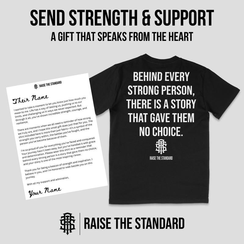The Strength & Support Bundle T-Shirt & Custom Personalized Letter Hoodie, Sweatshirt | GrindPrints.com