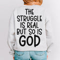 The Struggle is Real DTF Transfers - THIS IS NOT A SHIRT Hoodie, Sweatshirt | GrindPrints.com