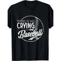 There Is No Crying In Baseball Sports Funny Baseball T-Shirt - 220g made in usa Hoodie, Sweatshirt | GrindPrints.com