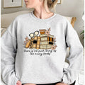 There Is No Such Thing As Too Many Books Sweatshirt Personal Gifts For Book Lover Sweater Librarian Teacher Gifts Cozy...