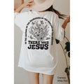 There Was Jesus Hoodie, Floral Christian Clothing, Religious Shirt, Trendy Christian Sweatshirt, Faith Based Sweater Cotton