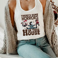 There's Some Horror In This House Tank Top Shirt, Hallowen Shirt,  Cute Fall Shirt, Spooky Season Hoodie, Sweatshirt