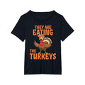 They Are Eating Turkey Funny Donald Trump Thanksgiving T-Shirt made in usa Hoodie, Sweatshirt | GrindPrints.com