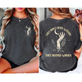 They Didn't Burn Wjtches They Burned Women T-Shirt, Wjtchy Feminist Shirt, Boho Celestial Gift Shirt, Whimsjg0th Boho...