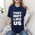 They Not Like Us T-Shirt Pure Cotton Casual Style Crew Neck Short Sleeve T-Shirt Tops Trendy for Women for Men, Perfect...