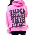 Thin Patience Graphic Hoodie T-Shirts, Sweatshirt | GrindPrints.com
