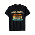 Things I Want - Car Parts Enthusiast Auto Mechanic Engine T-Shirt Made in USA Hoodie, Sweatshirt | GrindPrints.com