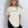 This Is Me Trying Shirt Breathable Casual Outfit Breathable Casual Breathable Casual Comfort Comfortable Top Tshirt...