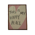 This Is My Happy Place Art Print, Cute Wall Decor, Gifts Bedroom Prints, Gifts For Besties Sister Wall Art, Poster Prints...