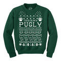 This Is My Pugly Christmas Sweater Crewneck Funny Pet Pug Dog Sweatshirt Funny Sweater Christmas Crew Neck Funny Dog Long...