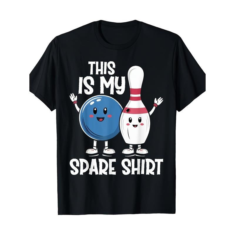 This Is My Spare Shirt Bowling And Bowling Pin T-shirt - 100% Cotton - 220g. made in usa Hoodie, Sweatshirt | GrindPrints.com