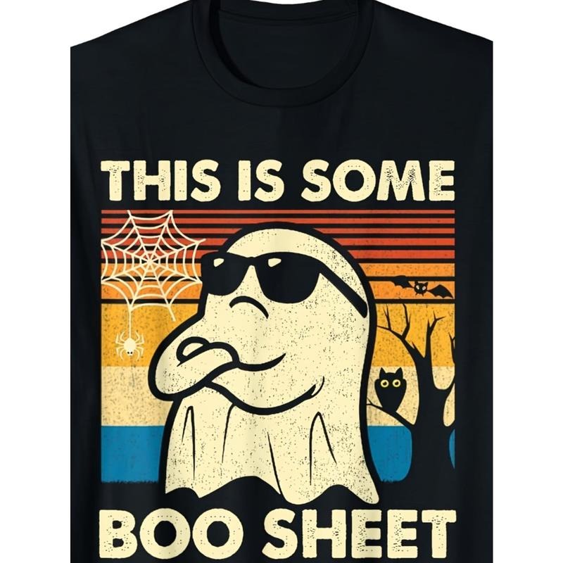 This Is Some Boo Sheet Cool Cute Ghost Retro Funny Halloween Made Usa T-Shirts, Hoodie, Sweatshirt