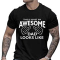 This Is What An Awesome Dad Looks Like Shirt, Dad Gift From Son Daughter Wife, Fathers Day Gift, Husband Tshirt, Regular...