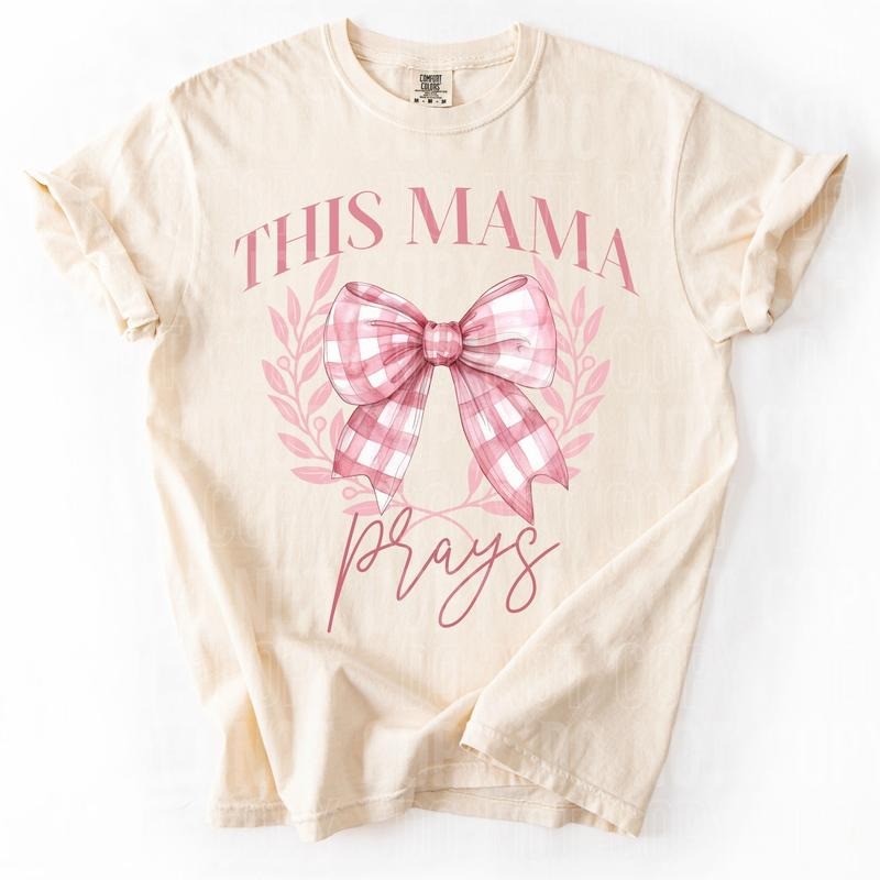 This Mama Prays DTF Transfers - THIS IS NOT A SHIRT Hoodie, Sweatshirt | GrindPrints.com