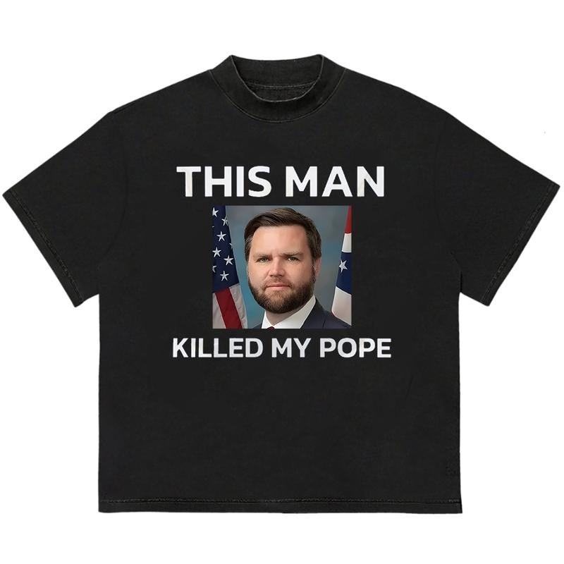 This Man Killed My Poope T-Shirt Cozy & Relaxed Essential Lightweight and Breathable Hoodie, Sweatshirt | GrindPrints.com
