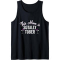 This Mom Is Sotally Tober Totally Sober Funny Martini Wine Tank Top T-Shirts, Hoodie, Sweatshirt | GrindPrints.com