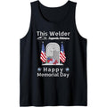 This Welder Supports Veterans Happy Memorial Day USA Tank Top T-Shirts, Hoodie, Sweatshirt | GrindPrints.com