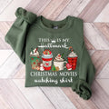 This is My Hallmark Christmas Movie Watching Sweatshirt, Hallmark Christmas Movies Shirt, Holiday Spirit Shirt, Hallmark...