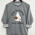 This is Some Boo Sheet, Spooky Cute Sweatshirt, Pumpkin Shirt, Halloween Sweatshirt, Halloween Shirt, Unisex Classic...