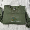 Thou may ingest a satchel of Richards embroidered sweatshirt; funny embroidered crewneck T-Shirts, Hoodie | GrindPrints.com