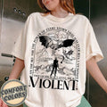 Though She Be but Little Comfort Colors Shirt, Violet Sorrengail Shirt, Dragon Rider Shirt, Bookish Shirt, Onyx Storm...