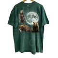 Three Bears Moon Vintage Graphic T-shirts, Retro Bear Tshirt, Bear Lovers, Funny Bear Tee, Unisex Tee Menswear Top...
