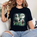 Three Granny Moon 3 Old Ladys Howling Weird Cursed Meme T-Shirt , Unisex Cotton, Crewneck, Top Womenswear Hoodie, Sweatshirt
