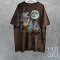 Three Possums Howling Moon Vinatge Shirt Retro Opossum Lover Funny Possum Distressed Cotton Possum T-Shirts, Hoodie, Sweatshirt