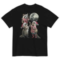 Three Raccoons Vintage Christmas Shirt, Retro Raccoon Moon Tshirt, Raccoon Lovers, Funny Raccoon Teestyle{n002}2 Hoodie,...