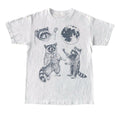 Three Raccoons Vintage Graphic T-shirts, Retro Raccoon Moon Tshirt, Raccoon Lovers, Funny Raccon Tee, Galaxy Tee, Raccoon...
