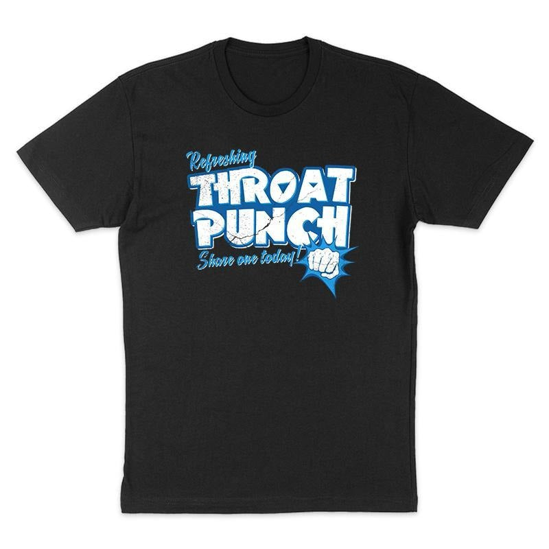 Throat Punch Tee, Funny Shirt, Dark Humor Tee, Hoodie Sweatshirt | GrindPrints.com