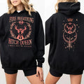 Throne Of Glass Fan Double Sided Tshirt, Throne Of Glass Fireheart Sweatshirt, Aelin Galathynius Fireheart Hoodie,...
