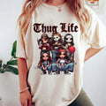 Thug Life Ch1cano Horror Movie Girl Shirt, Scary Halloween Movie Tee, Series Halloween Shirt, Unisex Short Sleeve Tee...