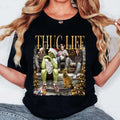 Thug Life Christmas Shirt, Green Xmas Shirt, Floral Christmas Mama, Cartoon Movie Xmas, Feelin Extra Today, Unisex Short...