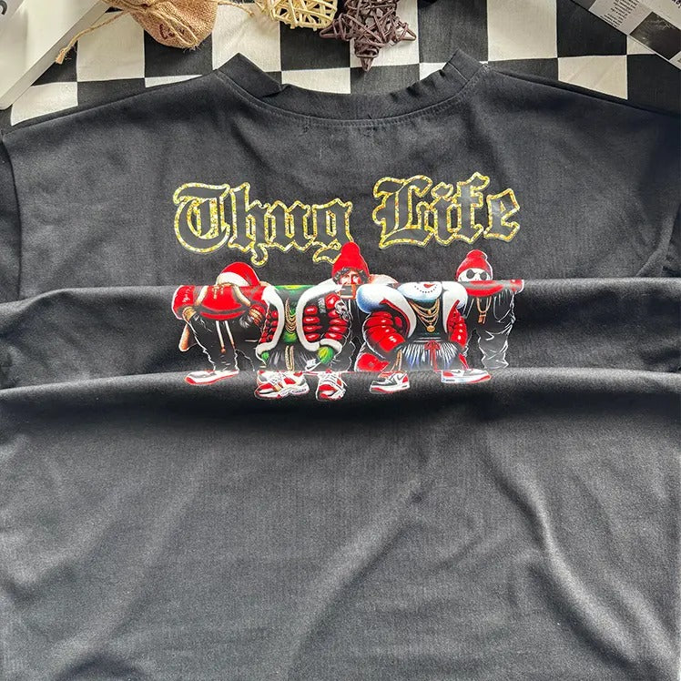 Thug Life Christmas, Christmas Friends, Christmas Movies, Street Style, Christmas Shirt Gift For Friends Hoodie, Sweatshirt