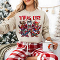 Thug Life Christmas, Christmas, Santa Reindeer, Thug Life Snowman, GingerBread T-Shirts, Hoodie, Sweatshirt | GrindPrints.com