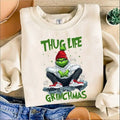 Thug Life Grinc Christmas, Funny Retro Christmas Sublimation, Merry Christmas Christmas Movie T-Shirts, Hoodie, Sweatshirt