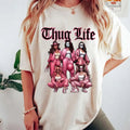 Thug Life Halloween Character Shirt, Bad Girls Horror Movie Tee, Series Halloween Shirt, Halloween Horror Friends, Unisex...