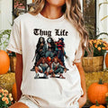 Thug Life Horror Movie Shirt Michael Myers Shirt Jason Voorhees Shirt Freddy Krueger Shirt Ghost Face Shirt Short Sleeve Shirt T-Shirts, Hoodie, Sweatshirt