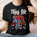 Thug Life Horror Movie Shirt, Movie Shirt, Scary Halloween Shirt, Horror Friend Shirt, Retro Halloween Shirt, Unisex...